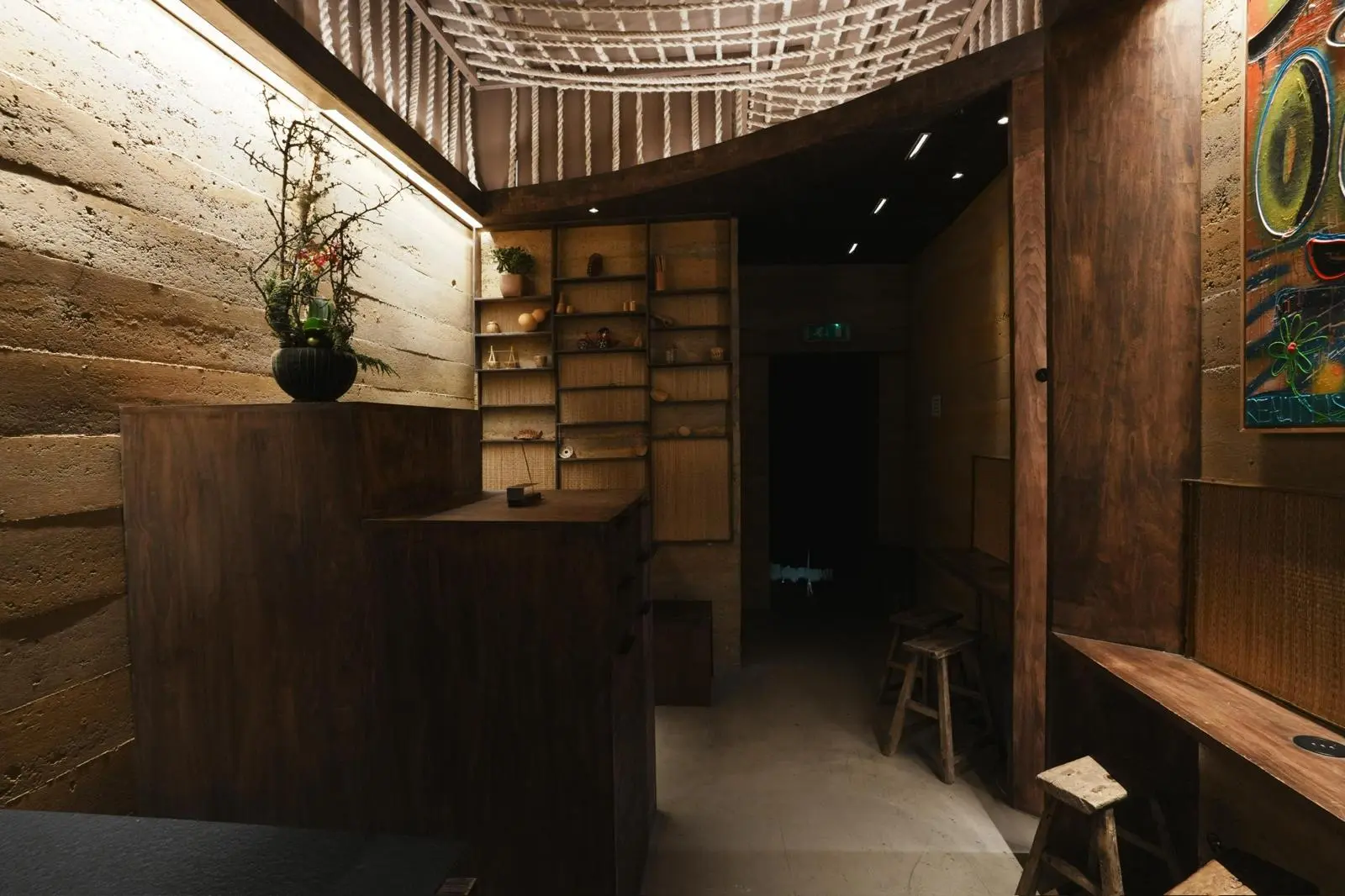 Restaurant interior detail